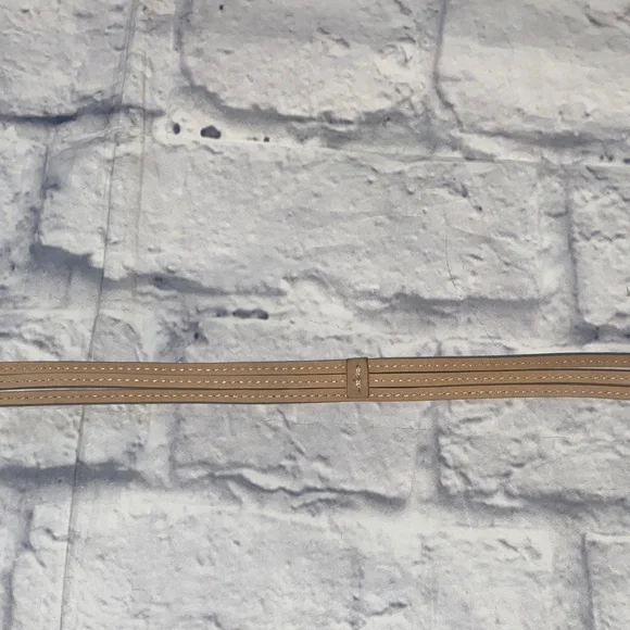 J. Crew Multi-Strand Skinny Leather Belt Size M Silver - Picture 7 of 9